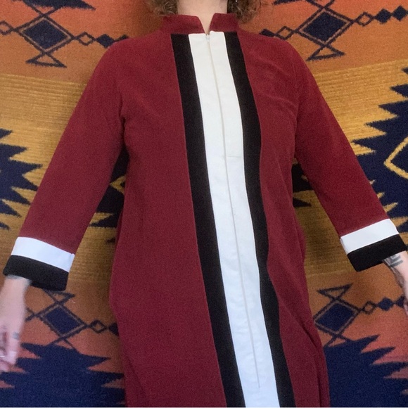 Vintage Vanity Fair House Dress Robe. Zip Up. Pockets. Size 10. USA. 70’s. - Picture 13 of 15